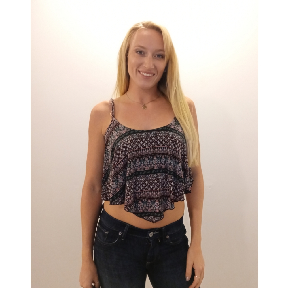 Tilly's Full Tilt Boho Crop Top